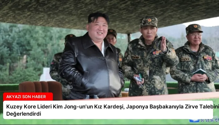 Kuzey Kore Lideri Kim Jong-un’un Kız Kardeşi, Japonya Başbakanıyla Zirve Talebini Değerlendirdi