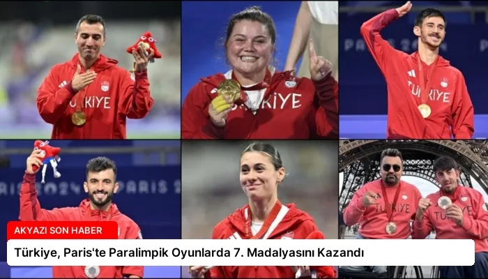 Türkiye, Paris’te Paralimpik Oyunlarda 7. Madalyasını Kazandı