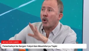Fenerbahçe’de Sergen Yalçın’dan Mourinho’ya Tepki