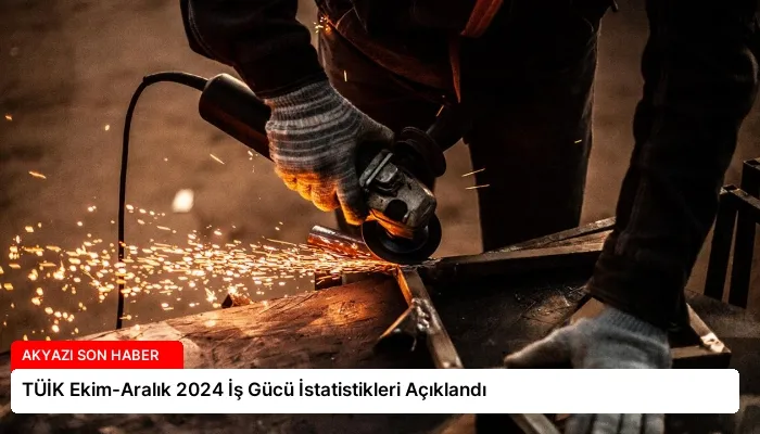 TÜİK Ekim-Aralık 2024 İş Gücü İstatistikleri Açıklandı