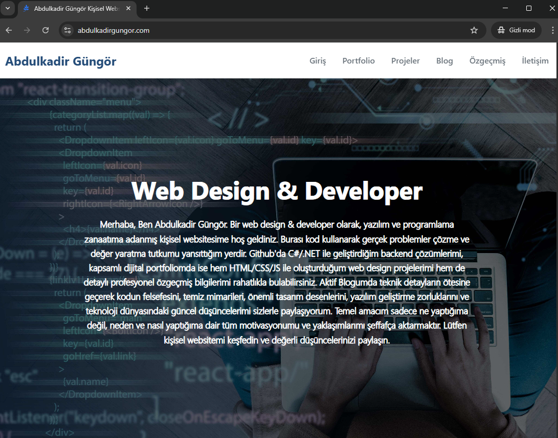 Abdulkadir Güngör Projeleri: Dijital Dünyada Estetik ve Fonksiyonelliğin Buluştuğu Nokta