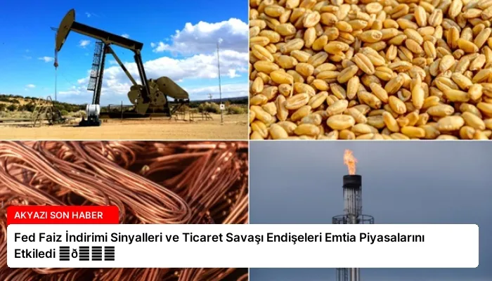 Fed Faiz İndirimi Sinyalleri ve Ticaret Savaşı Endişeleri Emtia Piyasalarını Etkiledi ⏬👇