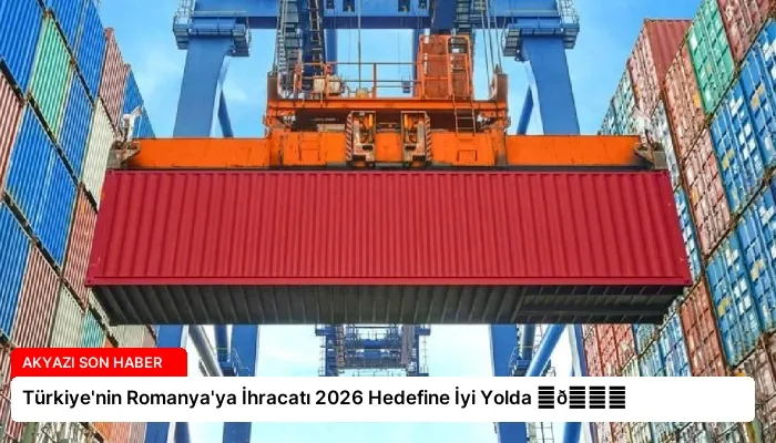 Türkiye’nin Romanya’ya İhracatı 2026 Hedefine İyi Yolda ⏬👇