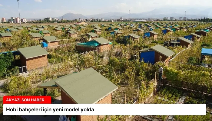 Hobi bahçeleri için yeni model yolda