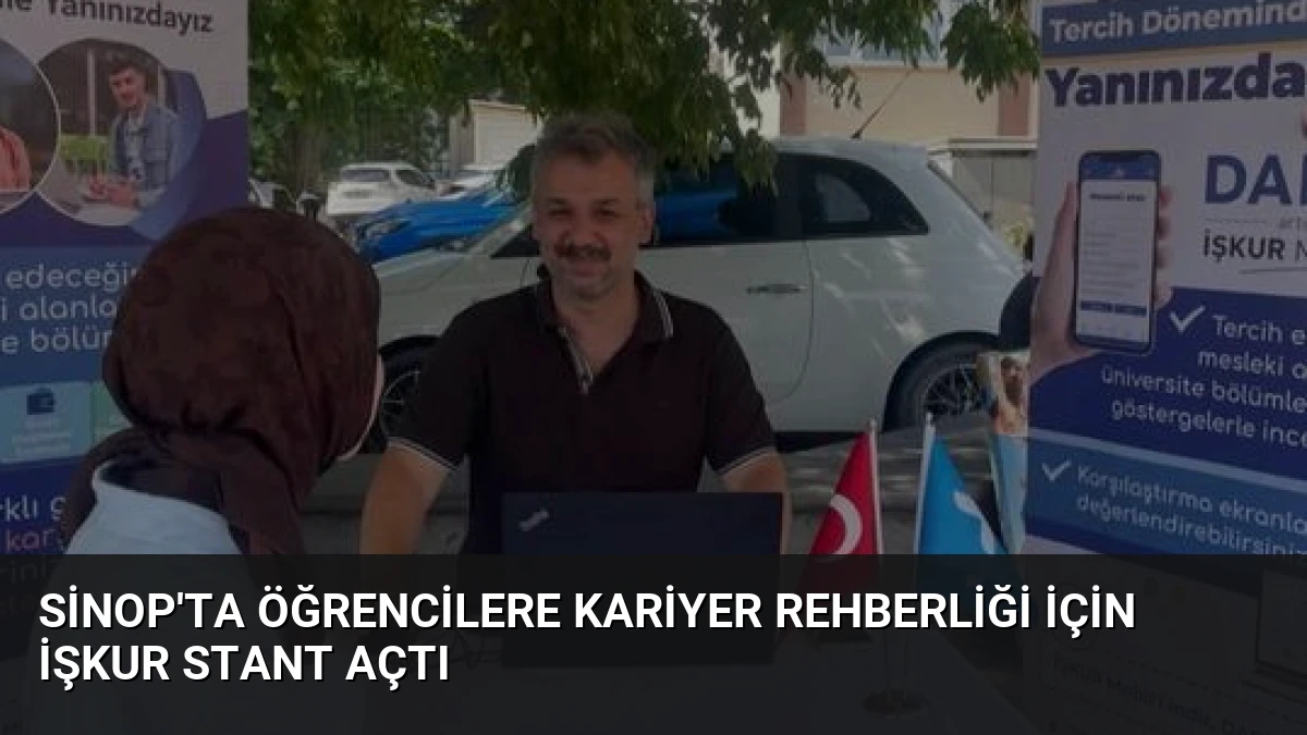 Sinop’ta Öğrencilere Kariyer Rehberliği İçin İŞKUR Stant Açtı