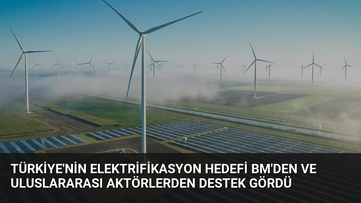 Türkiye’nin Elektrifikasyon Hedefi BM’den ve Uluslararası Aktörlerden Destek Gördü