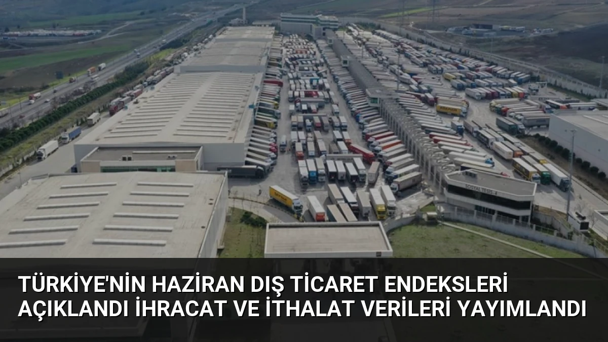 Türkiye’nin Haziran Dış Ticaret Endeksleri Açıklandı İhracat ve İthalat Verileri Yayımlandı