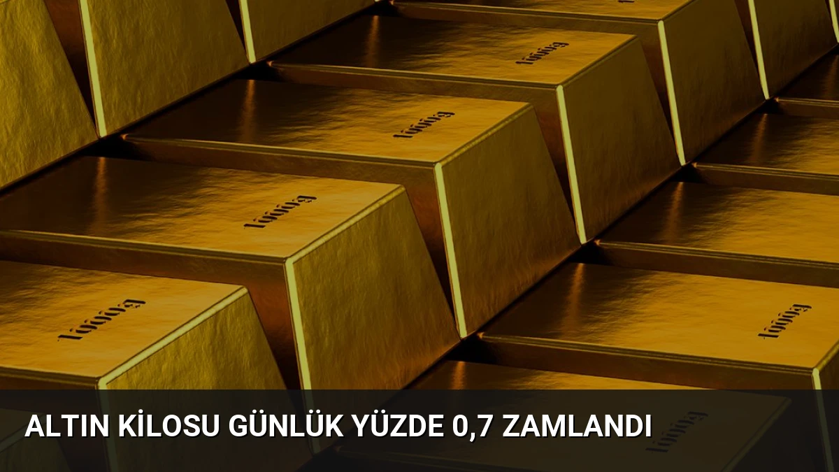 Altın Kilosu Günlük Yüzde 0,7 Zamlandı