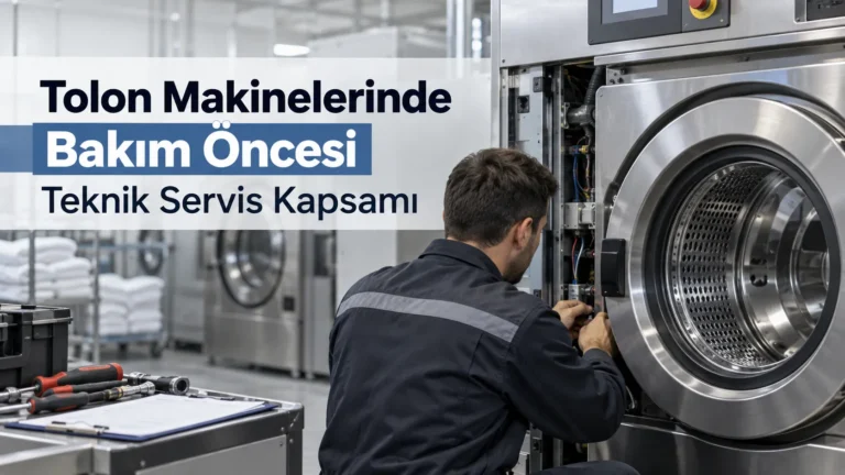 Tolon Makinelerinde Bakım Öncesi Teknik Servis Kapsamı