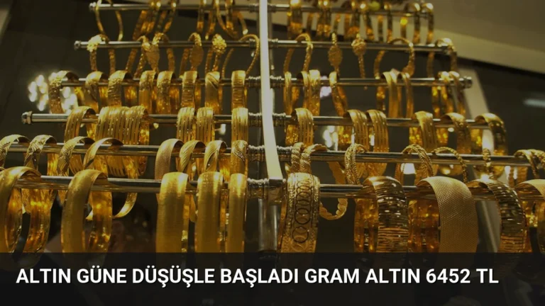 Altın Güne Düşüşle Başladı Gram Altın 6452 TL