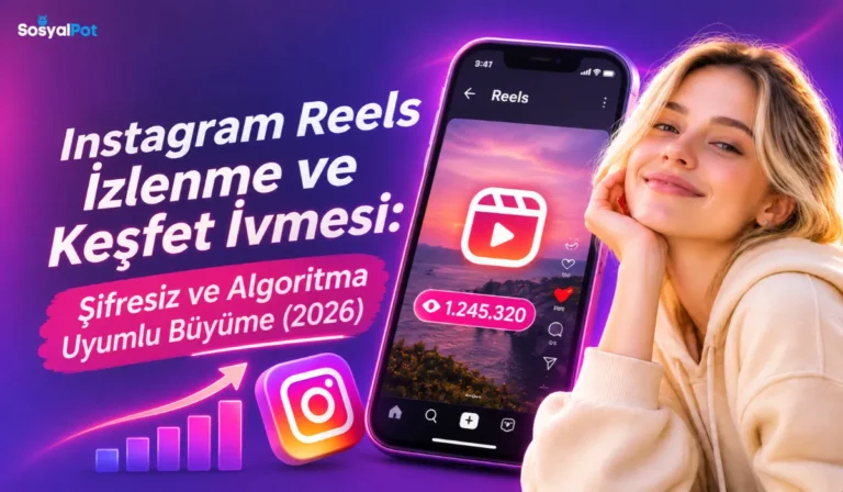 Instagram Reels İzlenme ve Keşfet İvmesi: Şifresiz ve Algoritma Uyumlu Büyüme (2026)
