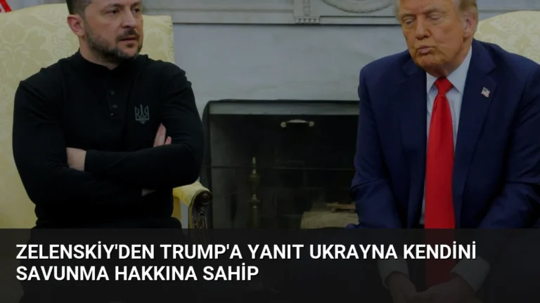 Zelenskiy’den Trump’a Yanıt Ukrayna Kendini Savunma Hakkına Sahip